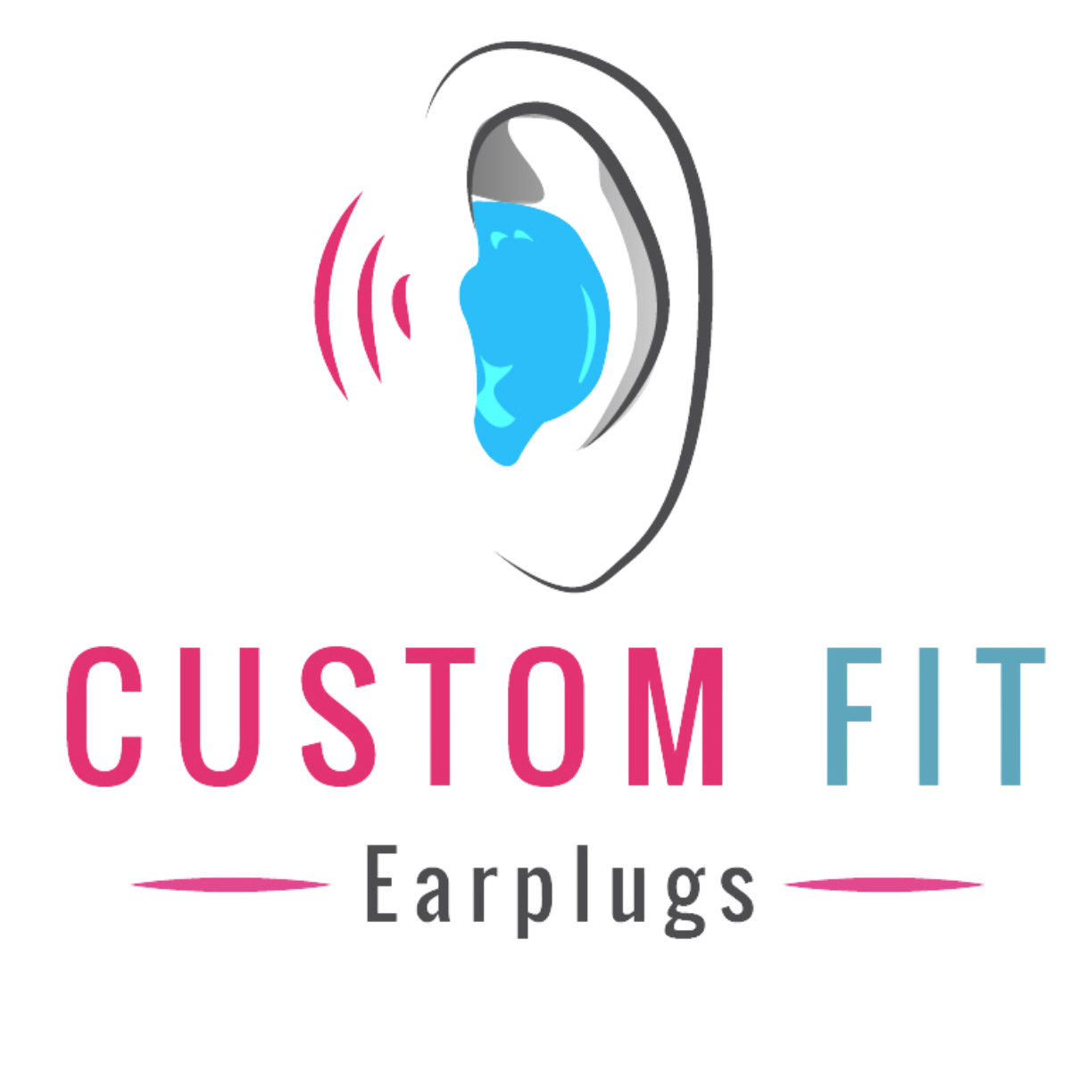 wax removal and customfit earplugs Logo
