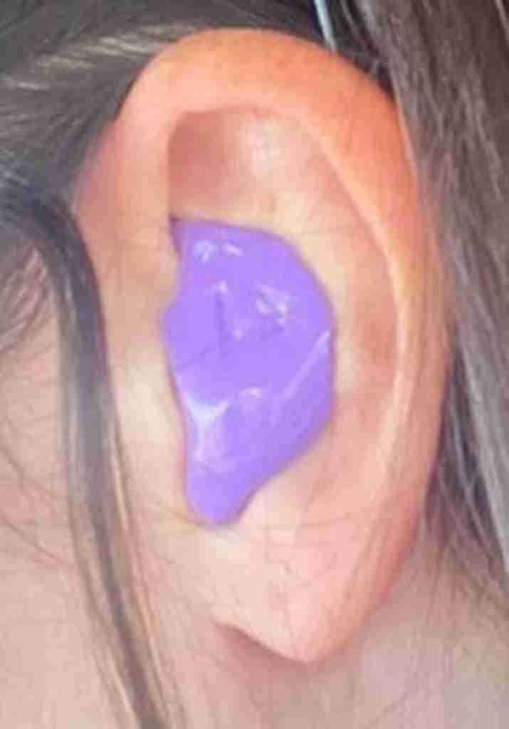 Ear protection with custom fit earplugs